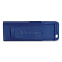 Verbatim Classic USB 2.0 Flash Drive, 4 GB, Blue (97087)