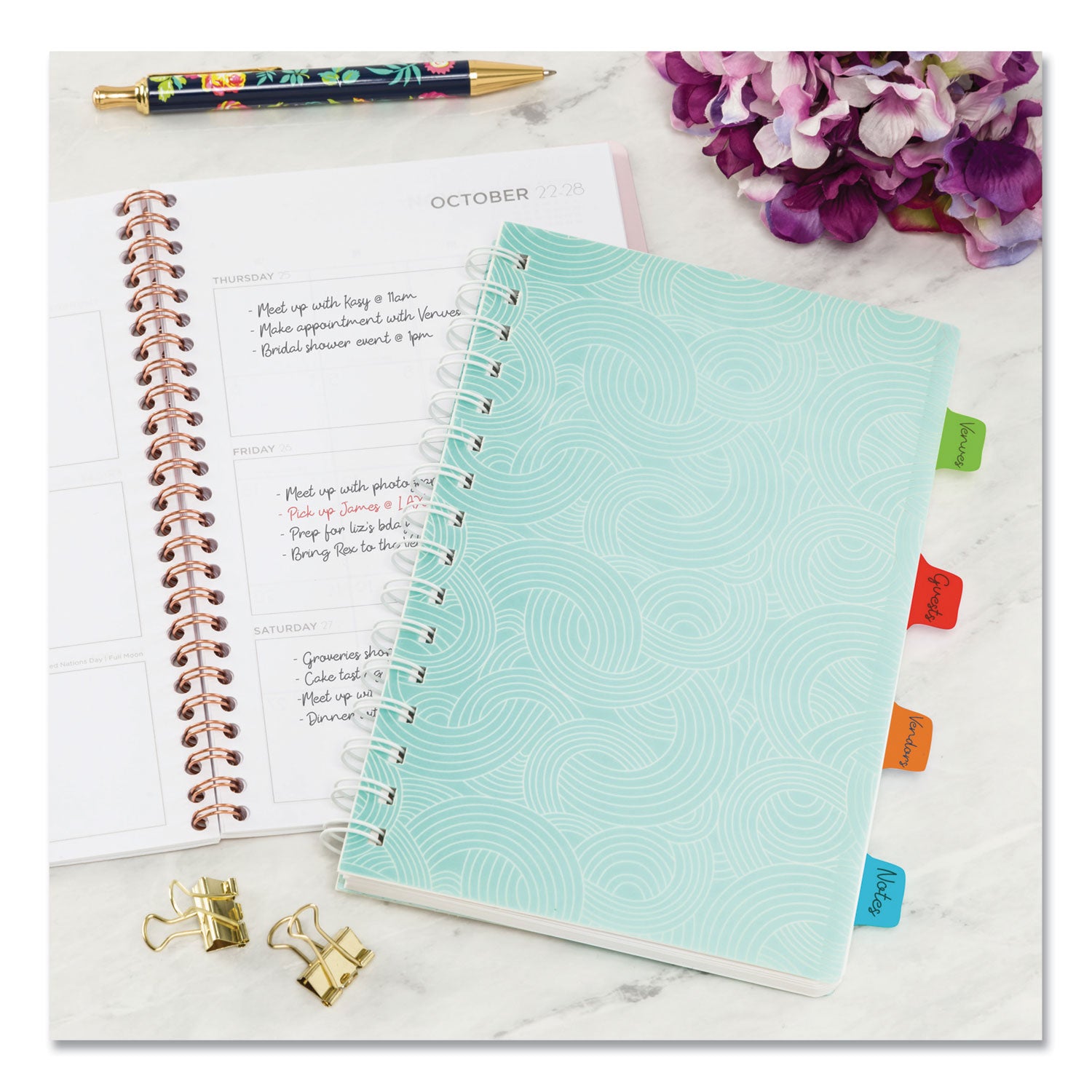 Avery Ultra Tabs Repositionable Tabs, Mini Tabs: 1" x 1.5", 1/5-Cut, Assorted Colors, 40/Pack (74760)