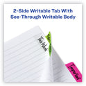 Avery Ultra Tabs Repositionable Tabs, Margin Tabs: 2.5" x 1", 1/5-Cut, Assorted Neon Colors, 24/Pack (74767)