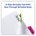 Avery Ultra Tabs Repositionable Tabs, Margin Tabs: 2.5" x 1", 1/5-Cut, Assorted Neon Colors, 48/Pack (74865)