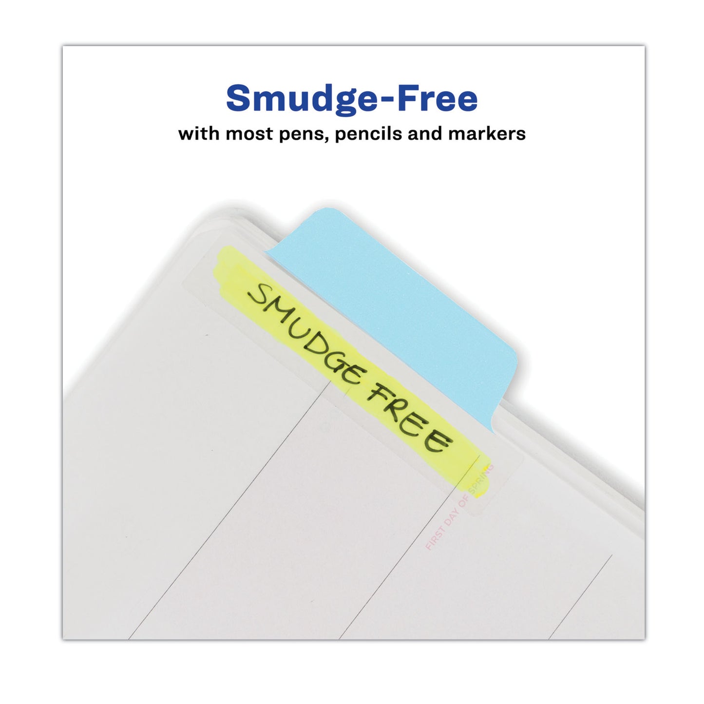 Avery Ultra Tabs Repositionable Tabs, Margin Tabs: 2.5" x 1", 1/5-Cut, Assorted Pastel Colors, 48/Pack (74867)