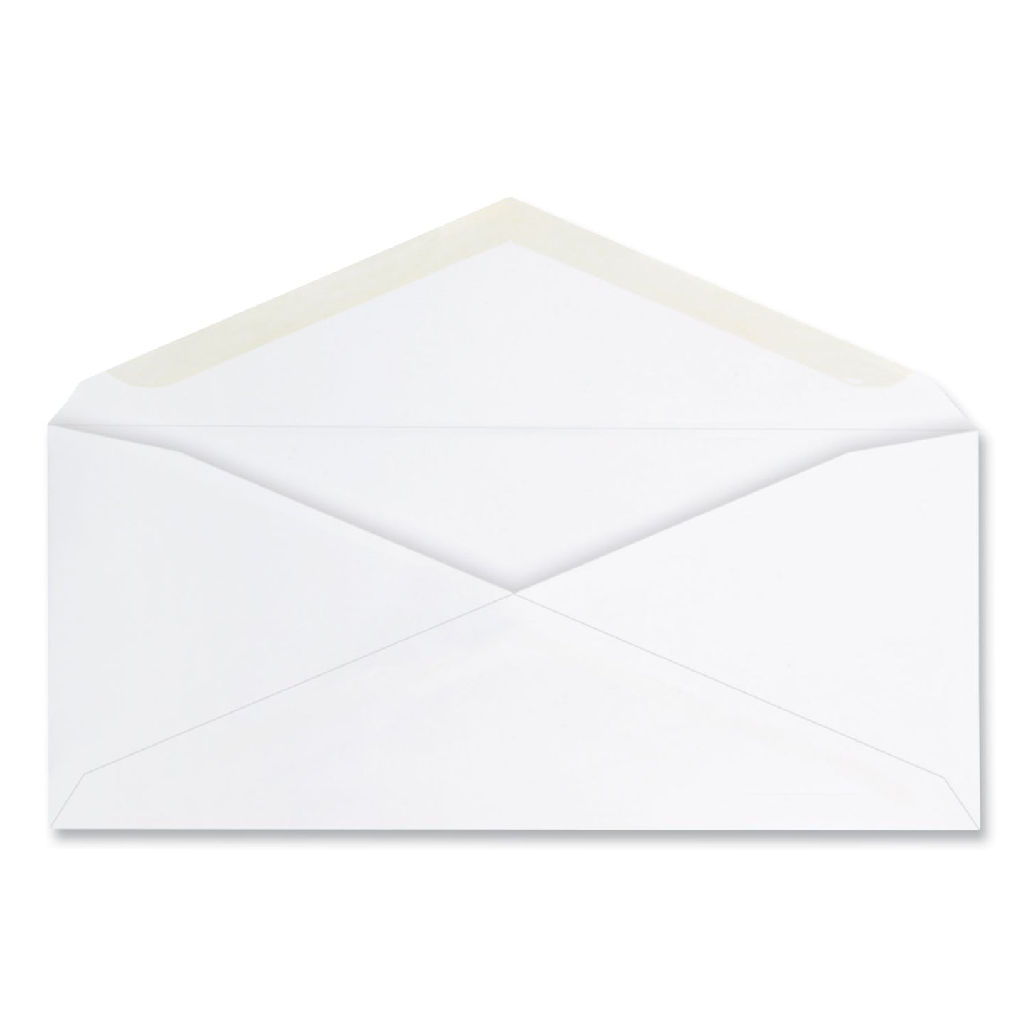 Universal Open-Side Business Envelope, #10, Commercial Flap, Gummed Closure, 4.25 x 9.63, White, 125/Box (36329)