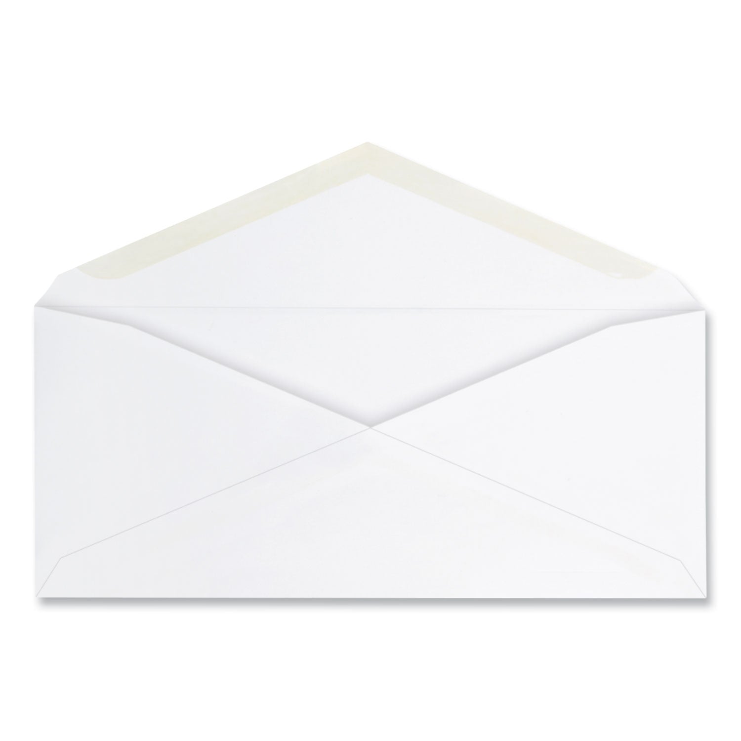 Universal Open-Side Business Envelope, #10, Commercial Flap, Gummed Closure, 4.25 x 9.63, White, 125/Box (36329)