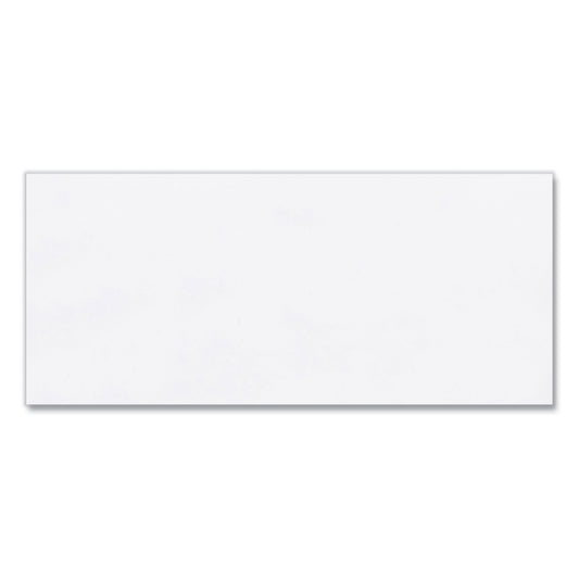 Universal Open-Side Business Envelope, #10, Commercial Flap, Diagonal Seam, Gummed Closure, 4.13 x 9.5, White, 500/Box (35214)