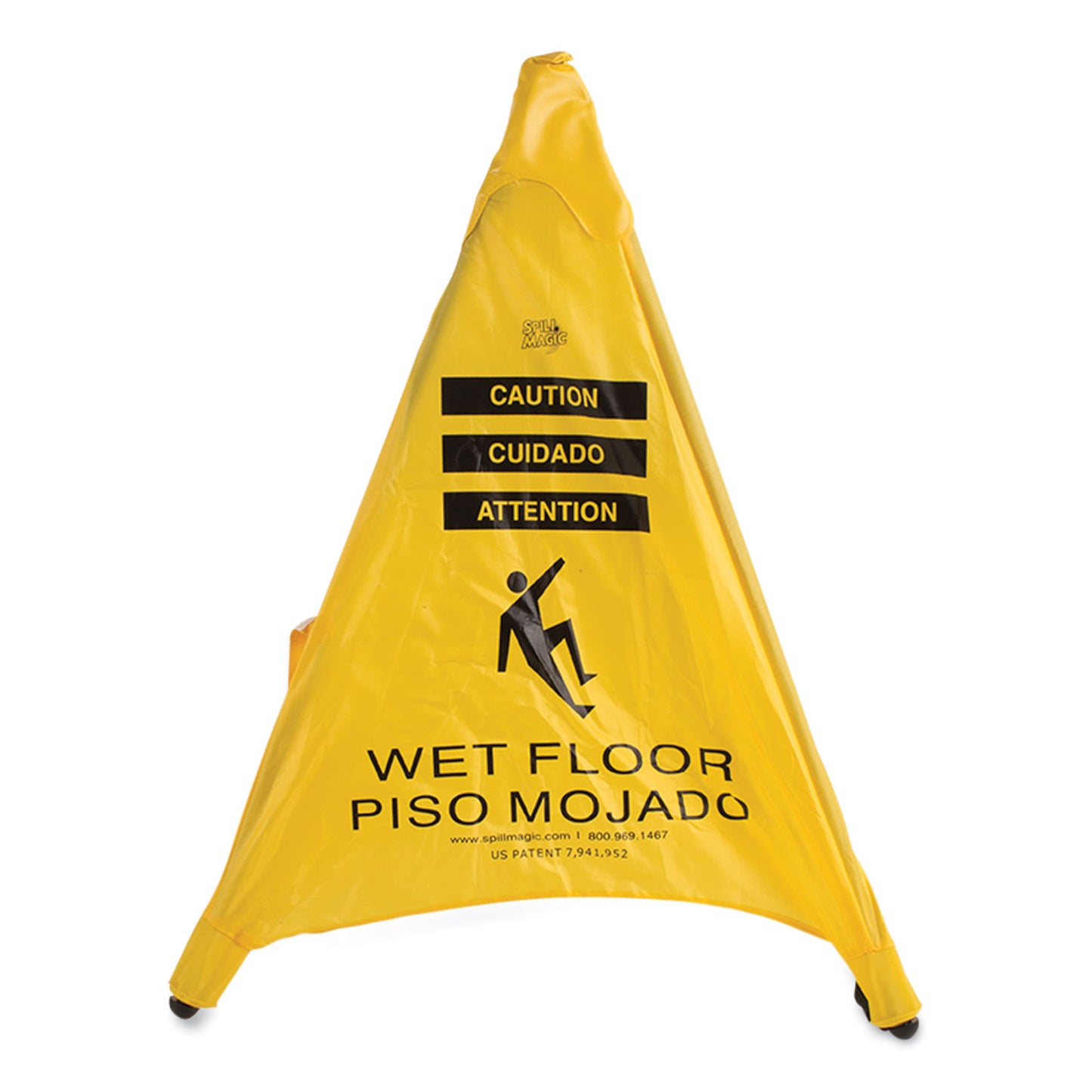 Spill Magic Pop Up Safety Cone, 3 x 2.5 x 20, Yellow (220SC)