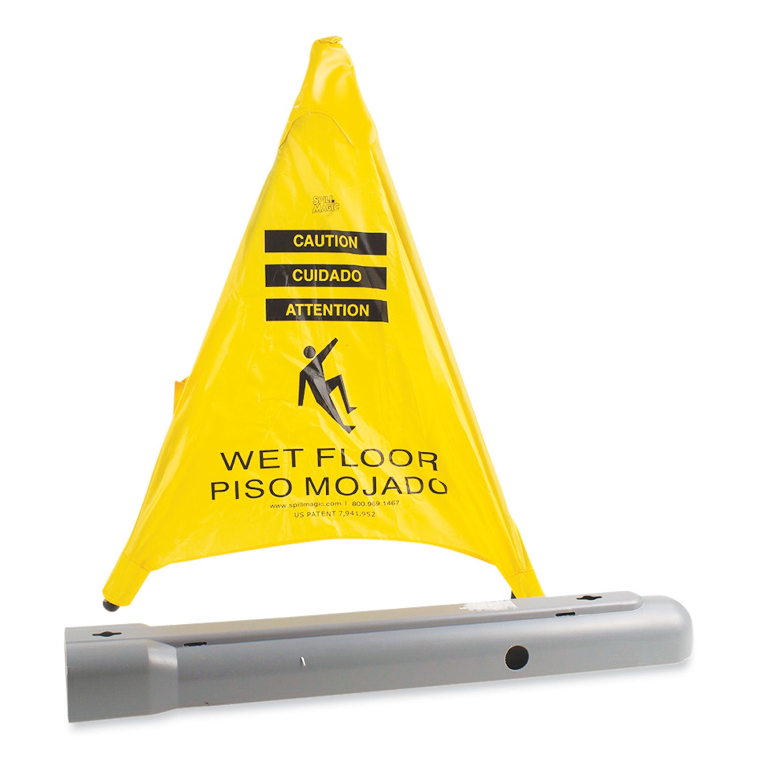 Spill Magic Pop Up Safety Cone, 3 x 2.5 x 30, Yellow (230SC)