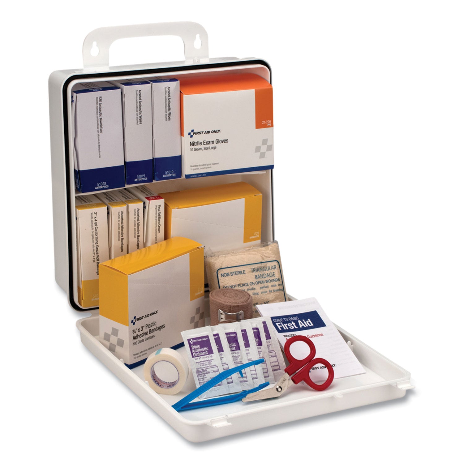 PhysiciansCare Office First Aid Kit, for Up to 75 people, 312 Pieces, Plastic Case (60003)