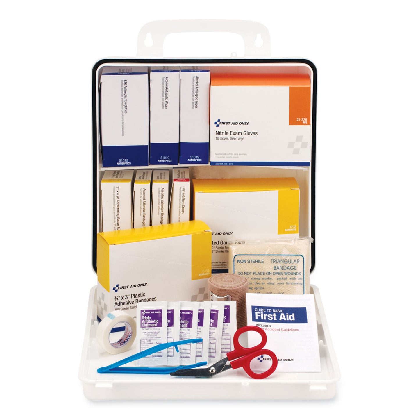 PhysiciansCare Office First Aid Kit, for Up to 75 people, 312 Pieces, Plastic Case (60003)