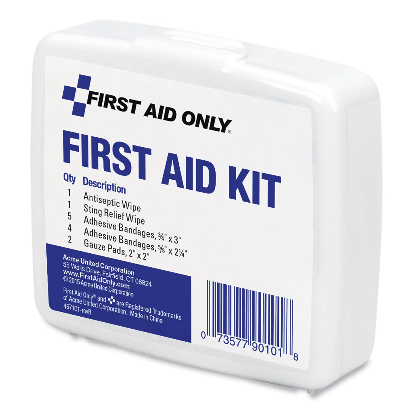 PhysiciansCare First Aid On the Go Kit, Mini, 13 Pieces, Plastic Case (90101)