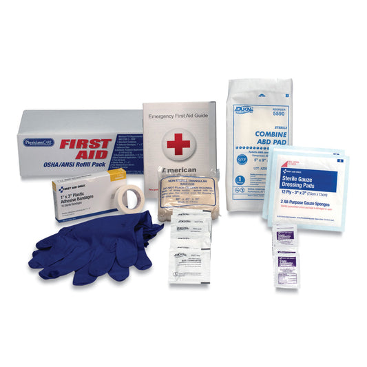 PhysiciansCare OSHA First Aid Refill Kit, 41 Pieces/Kit (90103)