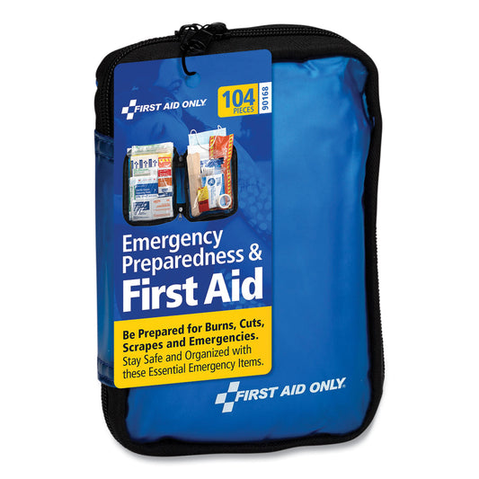 PhysiciansCare Soft-Sided First Aid and Emergency Kit, 104 Pieces, Soft Fabric Case (90168)