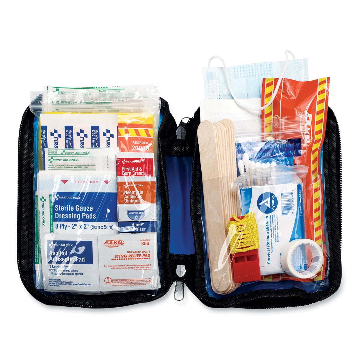 PhysiciansCare Soft-Sided First Aid and Emergency Kit, 104 Pieces, Soft Fabric Case (90168)