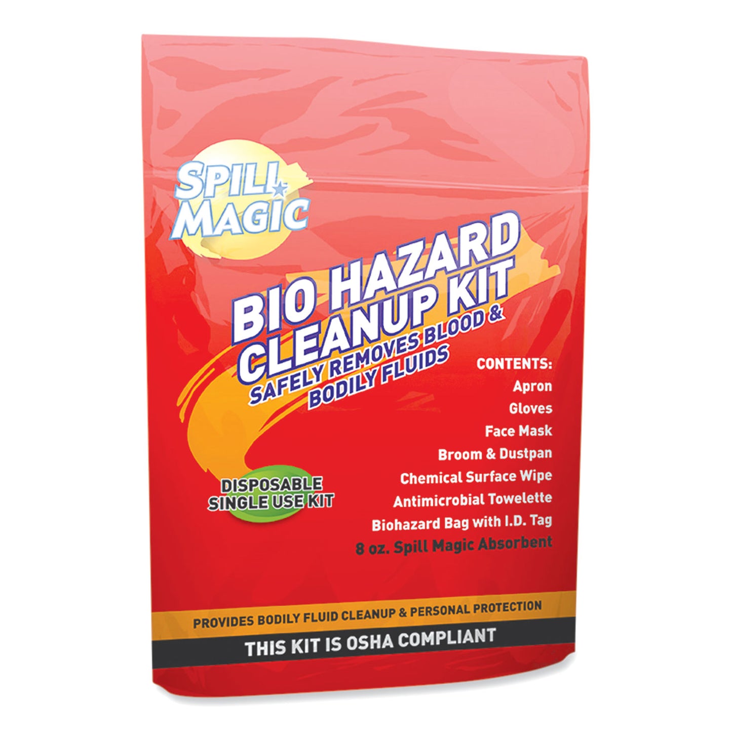 Spill Magic Biohazard Spill CleanUp, 0.75 x 6 x 9 (SMBIOHAZARD)