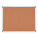 MasterVision Earth Cork Board, 36 x 24, Tan Surface, Silver Aluminum Frame (CA031790)