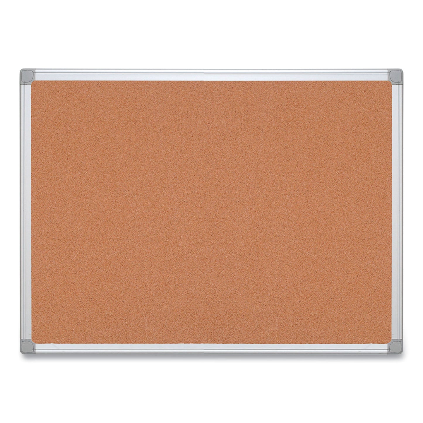 MasterVision Earth Cork Board, 36 x 24, Tan Surface, Silver Aluminum Frame (CA031790)