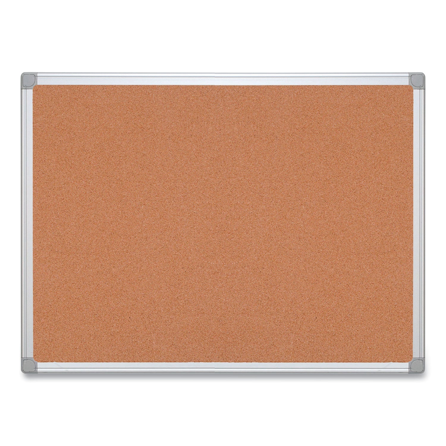 MasterVision Earth Cork Board, 36 x 24, Tan Surface, Silver Aluminum Frame (CA031790)