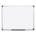 MasterVision Value Lacquered Steel Magnetic Dry Erase Board, 18 x 24, White Surface, Silver Aluminum Frame (MA0207170)