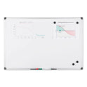 MasterVision Value Lacquered Steel Magnetic Dry Erase Board, 18 x 24, White Surface, Silver Aluminum Frame (MA0207170)