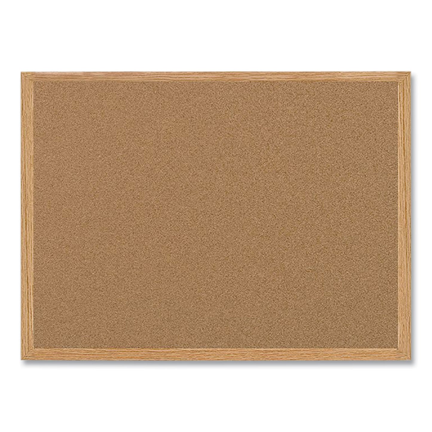 MasterVision Earth Cork Board, 36 x 24, Tan Surface, Oak Wood Frame (SB0420001233)