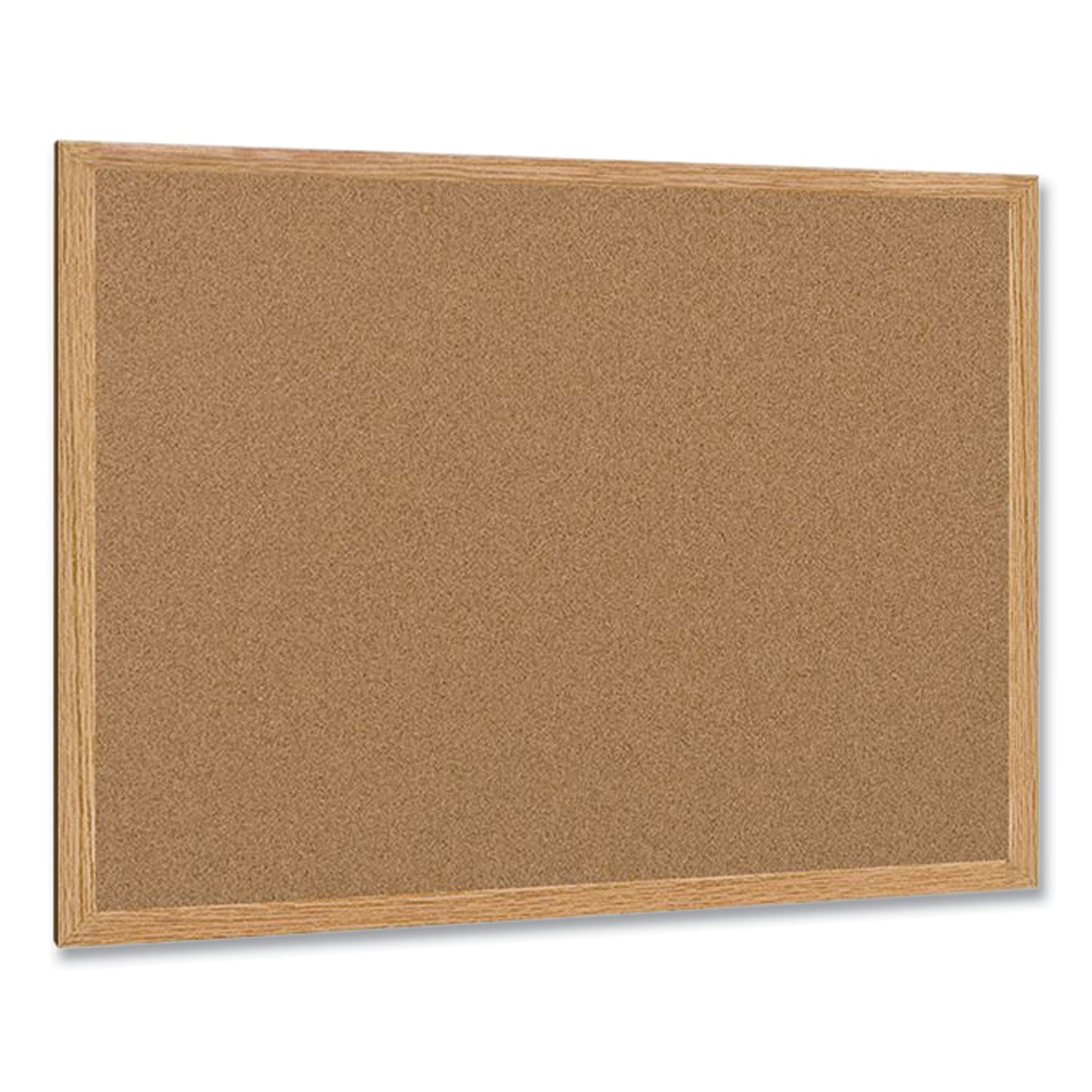 MasterVision Earth Cork Board, 36 x 24, Tan Surface, Oak Wood Frame (SB0420001233)