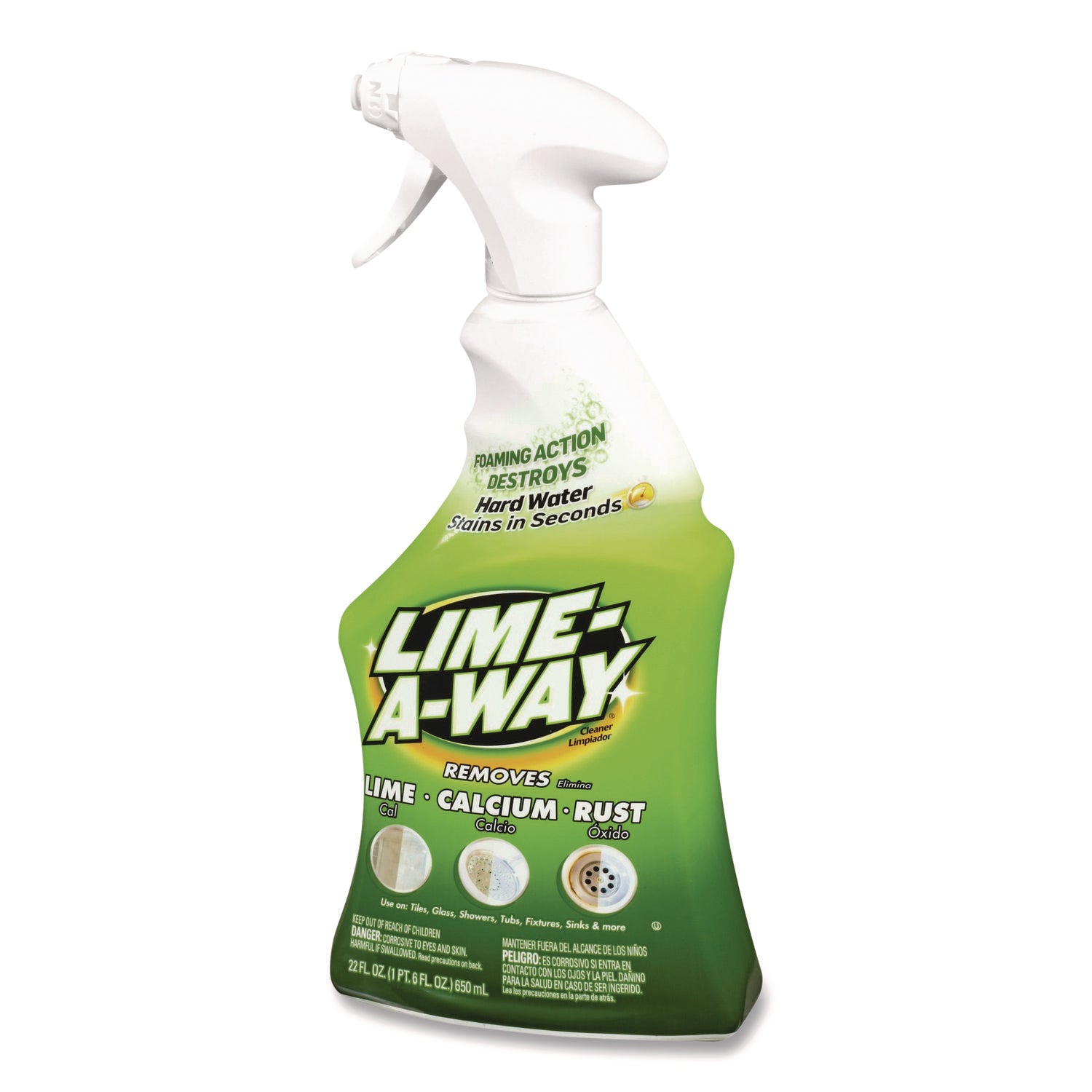 LIME-A-WAY Lime, Calcium and Rust Remover, 22 oz Spray Bottle (87103)