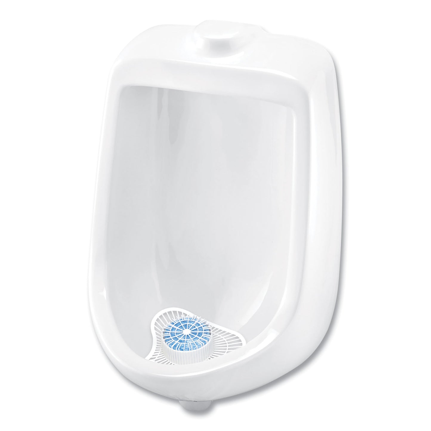 Big-D Extra Duty Urinal Screen with Non-Para Block, Evergreen with Enzymes Scent, White, Dozen (660)