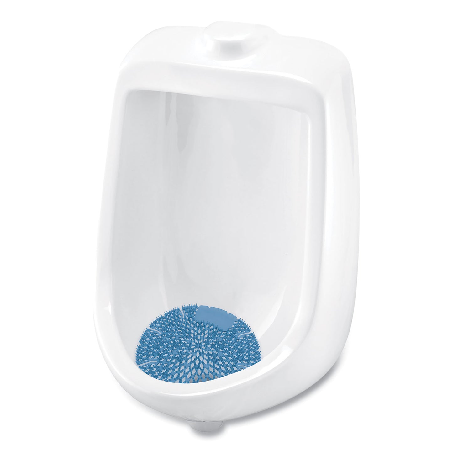 Big-D Diamond 3D Urinal Screen, Mountain Air Scent, Blue, 10/Pack, 6 Packs/Carton (623CT)