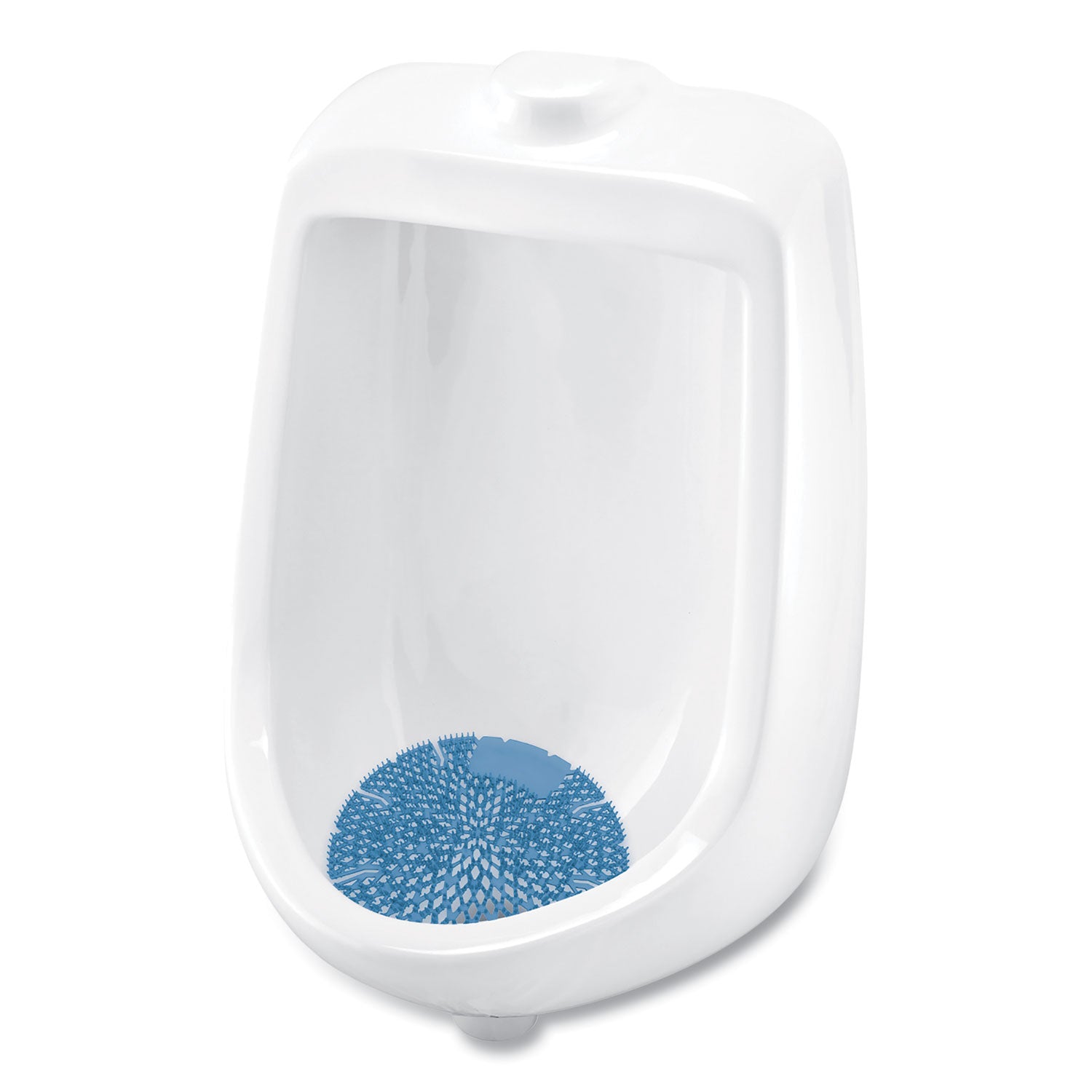 Big-D Diamond 3D Urinal Screen, Mountain Air Scent, Blue, 10/Pack, 6 Packs/Carton (623CT)
