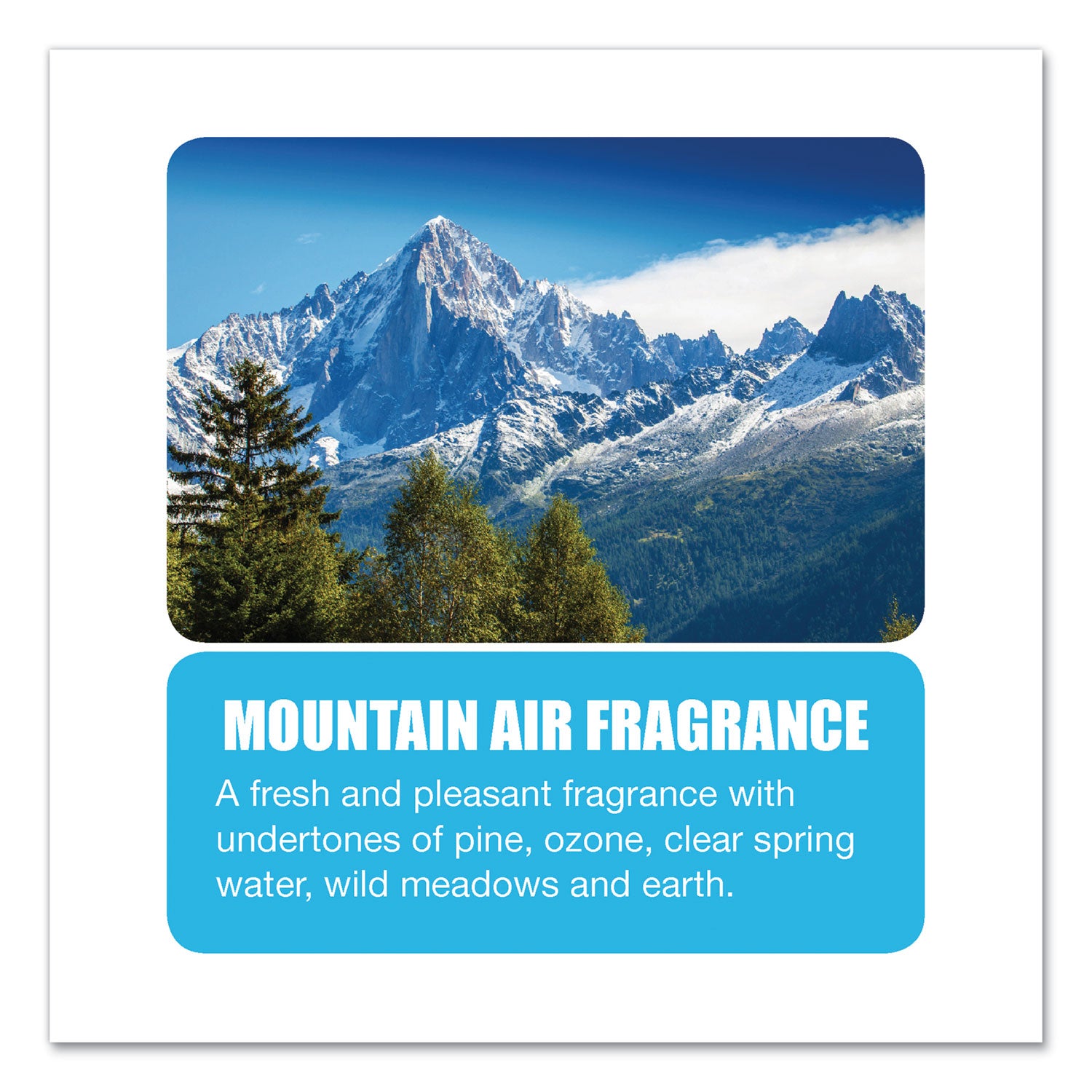 Big-D Odor Control Fogger, Mountain Air Scent, 5 oz Aerosol Spray, 12/Carton (344)