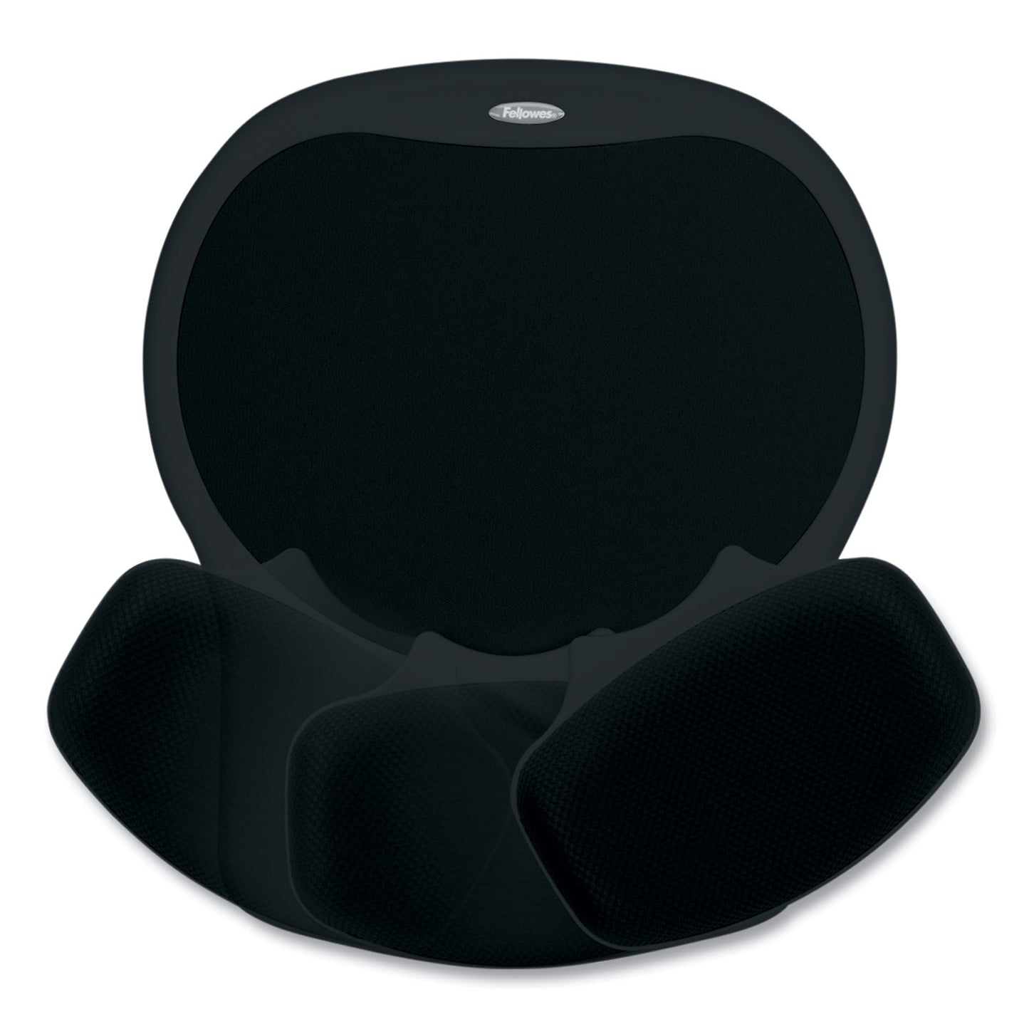 Fellowes Easy Glide Gel Mouse Pad with Wrist Rest, 10 x 12, Black (93730)