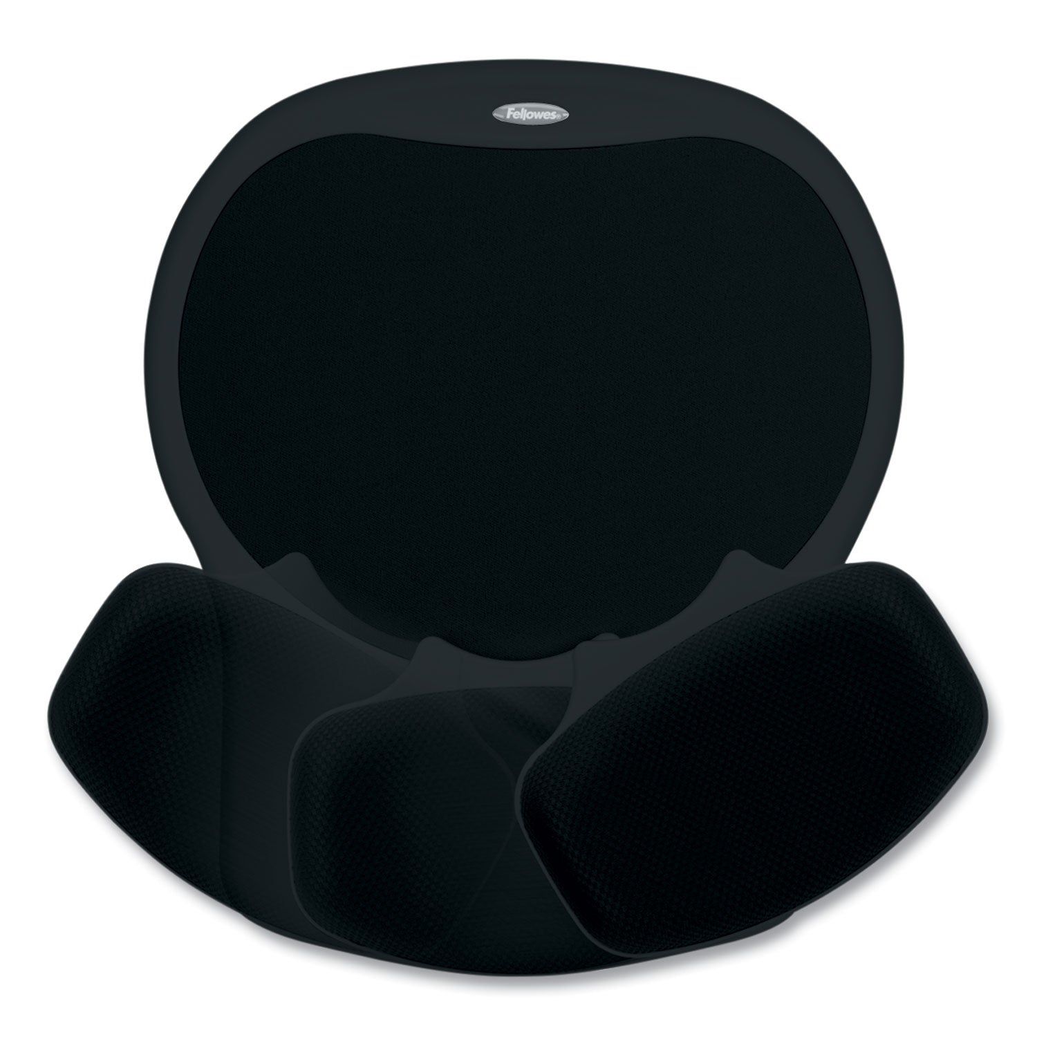 Fellowes Easy Glide Gel Mouse Pad with Wrist Rest, 10 x 12, Black (93730)