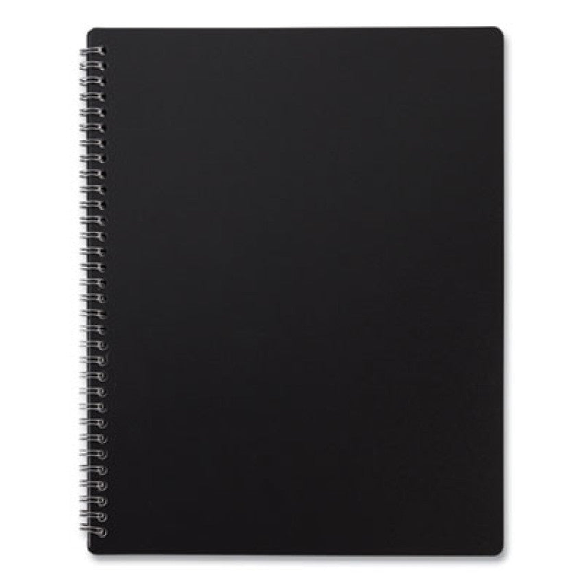 TRU RED Weekly Teacher Planner, Two-Page Spread (Nine Classes), 11 x 8.5, Black Cover (5949821)