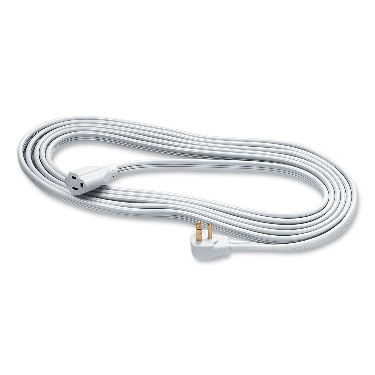 Fellowes Indoor Heavy-Duty Extension Cord, 15 ft, 15 A, Gray (99596)