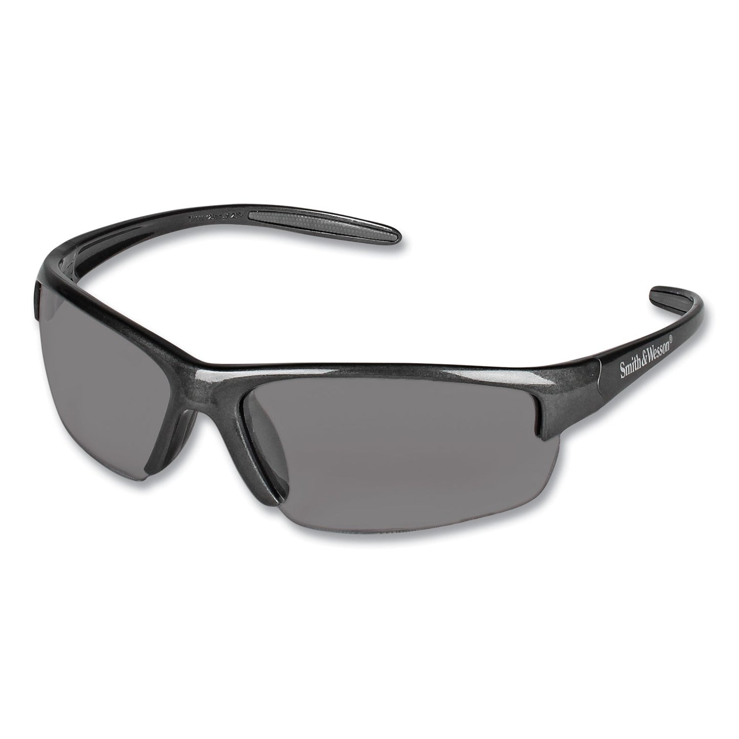 KleenGuard Equalizer Safety Glasses, Gunmetal Frame, Smoke Lens, 12/Box (21297)