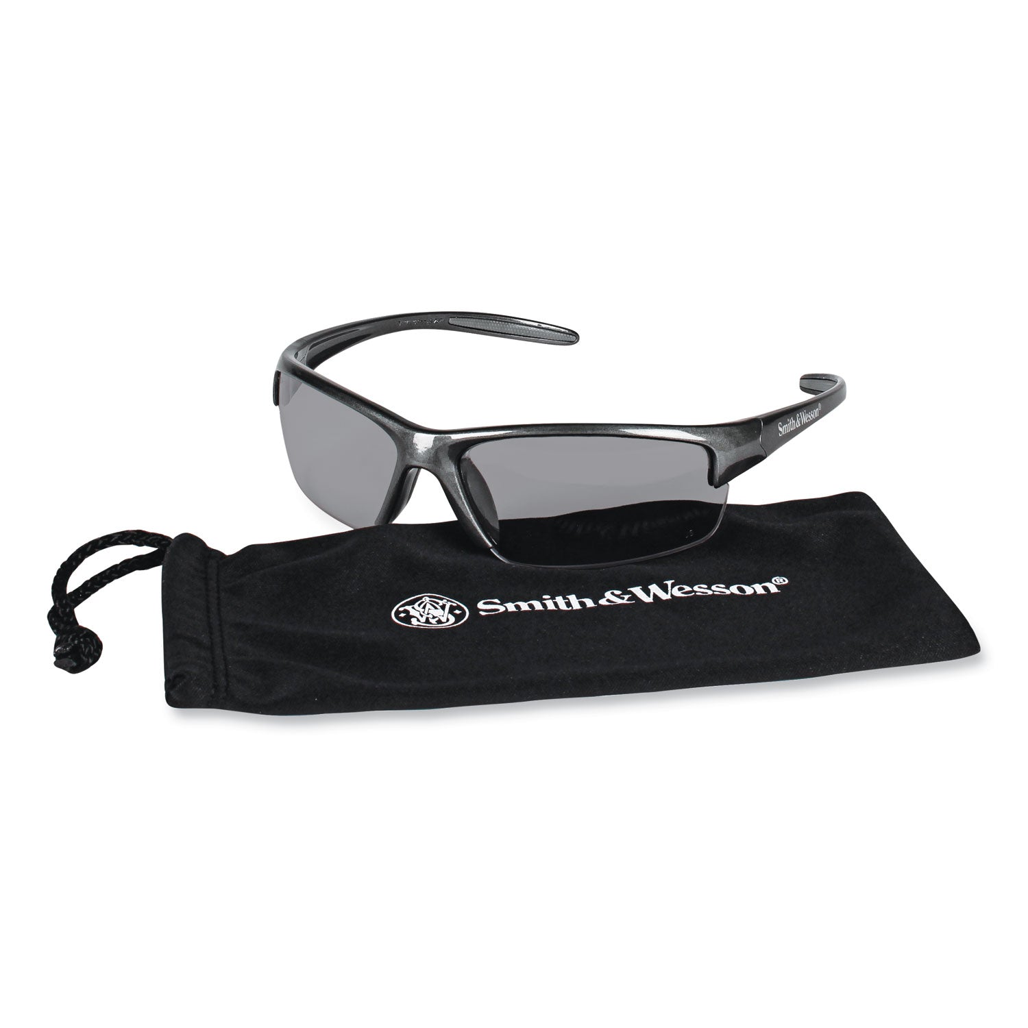 KleenGuard Equalizer Safety Glasses, Gunmetal Frame, Smoke Lens, 12/Box (21297)