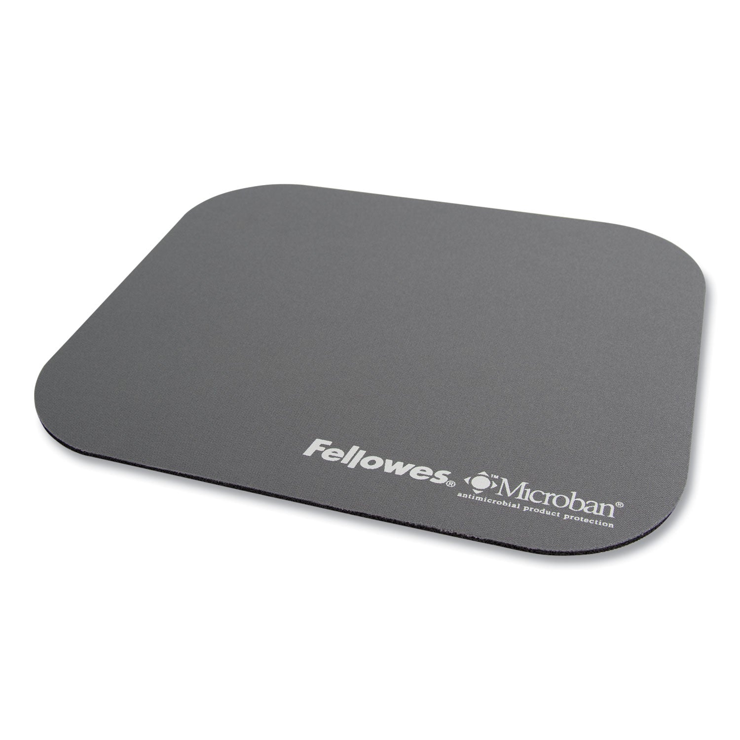 Fellowes Mouse Pad with Microban Protection, 9 x 8, Graphite (5934001)