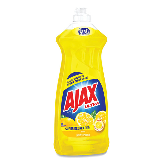 Ajax Dish Detergent, Lemon Scent, 28 oz Bottle (144673)