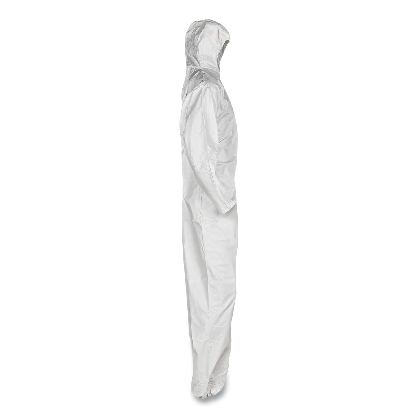 KleenGuard A20 Breathable Particle Protection Coveralls, Elastic Back, Hood, Medium, White, 24/Carton (49112)