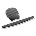 Fellowes Photo Gel Mouse Pad with Wrist Rest with Microban Protection, 7.87 x 9.25, Chevron Design (9549901)