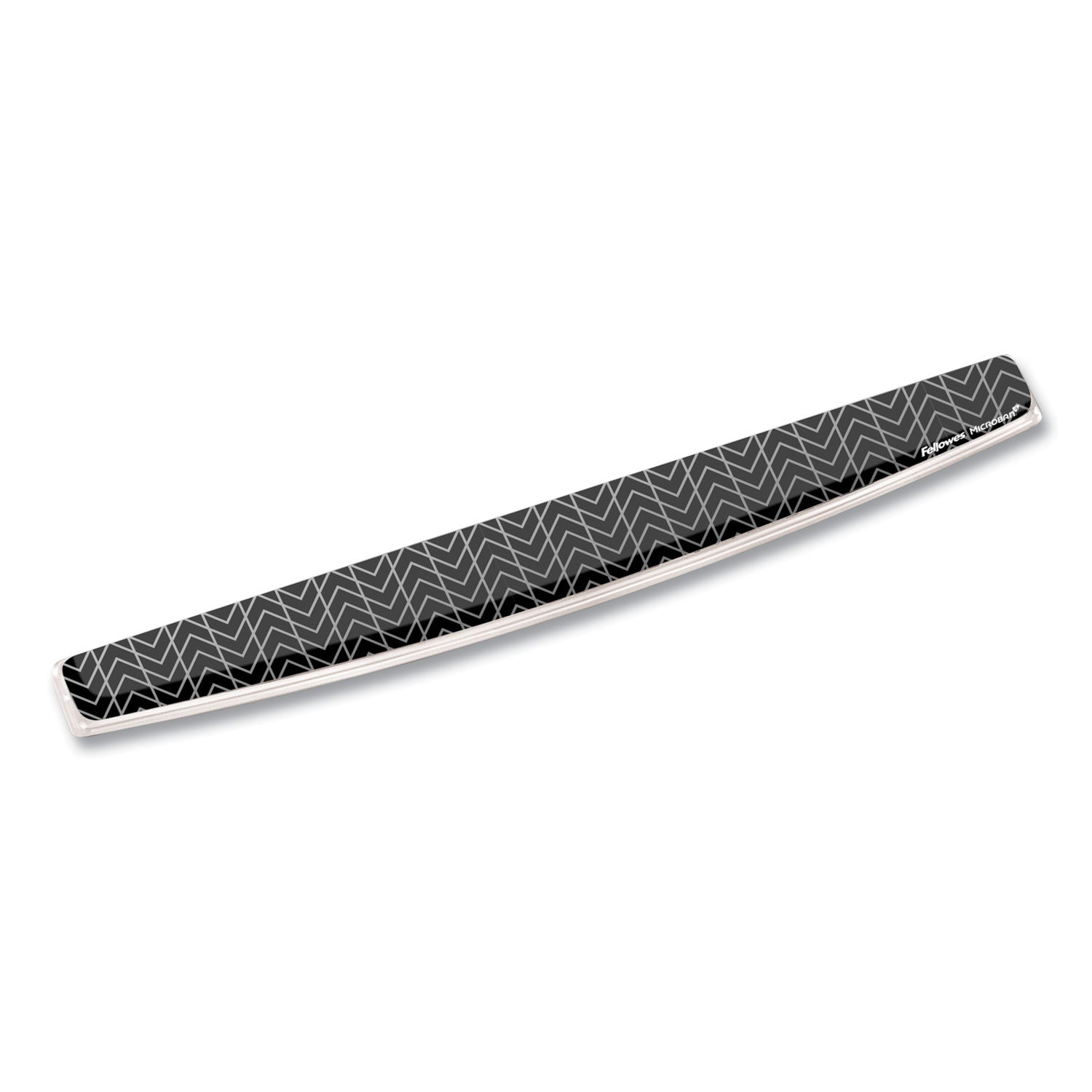 Fellowes Photo Gel Keyboard Wrist Rest with Microban Protection, 18.5 x 2.31, Chevron Design (9550001)