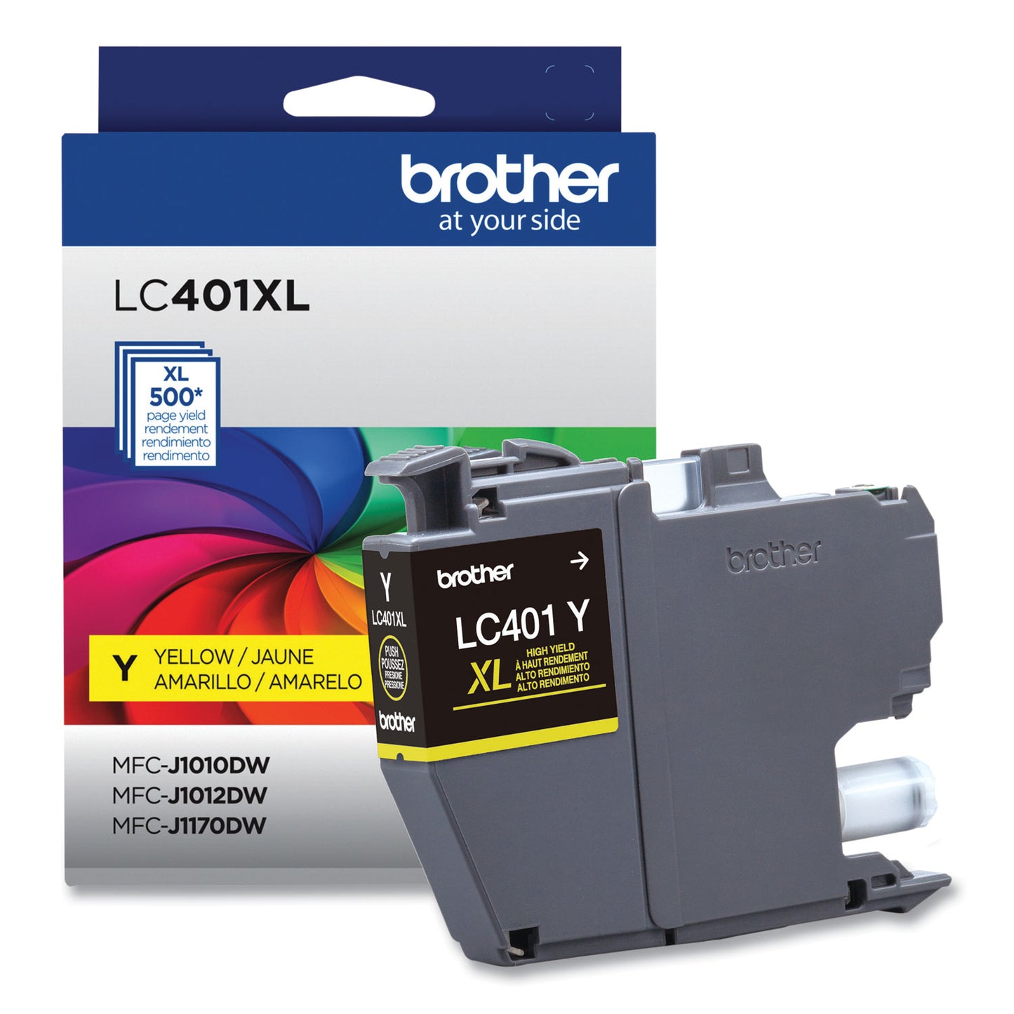 Brother LC401XLYS High-Yield Ink, 500 Page-Yield, Yellow