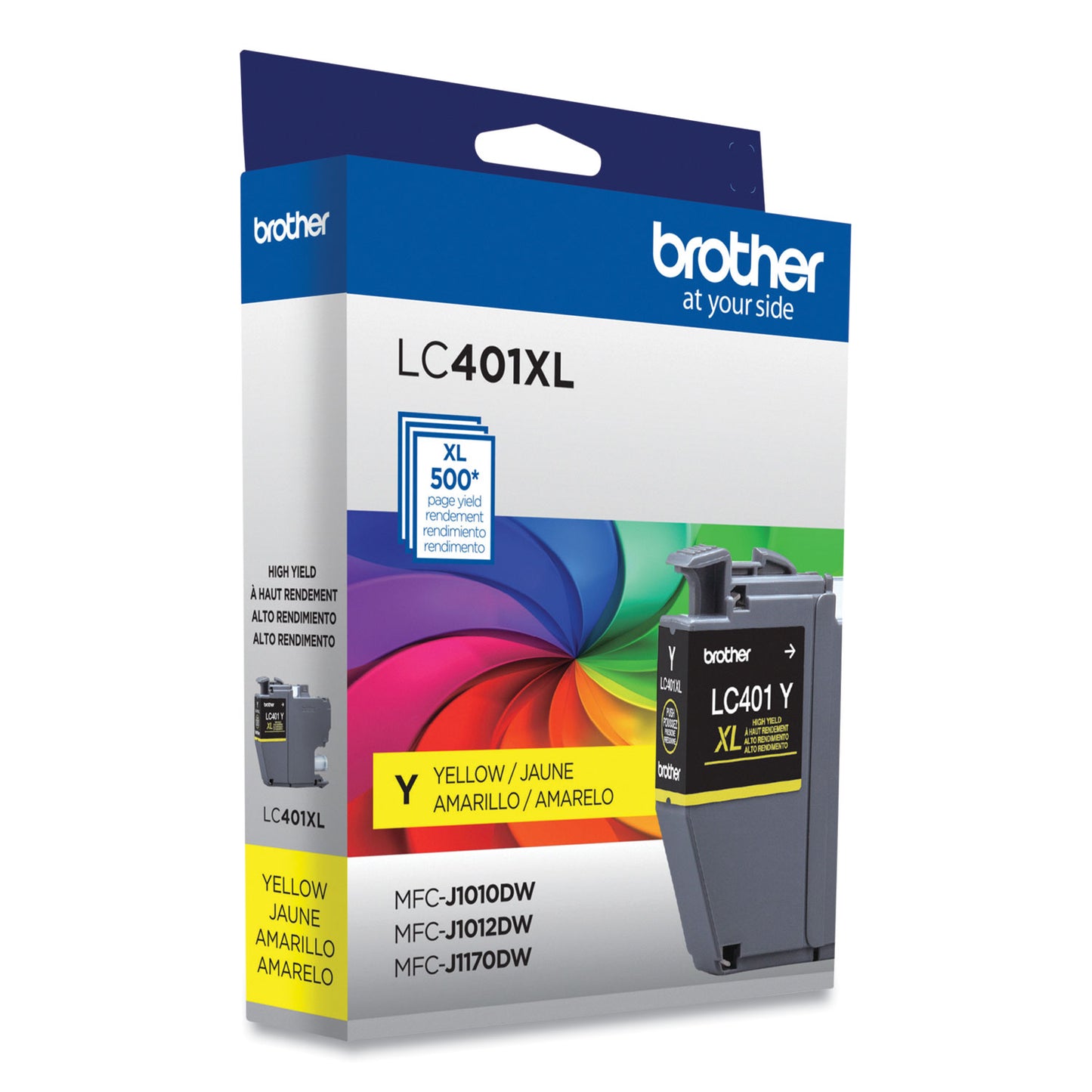 Brother LC401XLYS High-Yield Ink, 500 Page-Yield, Yellow