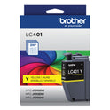 Brother LC401YS Ink, 200 Page-Yield, Yellow