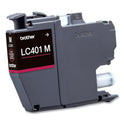 Brother LC401MS Ink, 200 Page-Yield, Magenta