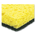 AmerCareRoyal Heavy-Duty Scrubbing Sponge, 3.5 x 6, 0.85" Thick, Yellow/Green, 20/Carton (S740C20)