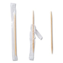 AmerCareRoyal Mint Cello-Wrapped Wood Toothpicks, 2.5", Natural, 1,000/Box, 15 Boxes/Carton (RM115)