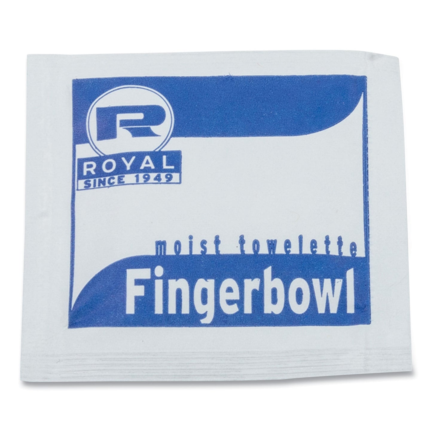 AmerCareRoyal Moist Towelettes, Individually Wrapped, 4 x 6, Lemon Scent, White, 1,000/Carton (RF1MB)