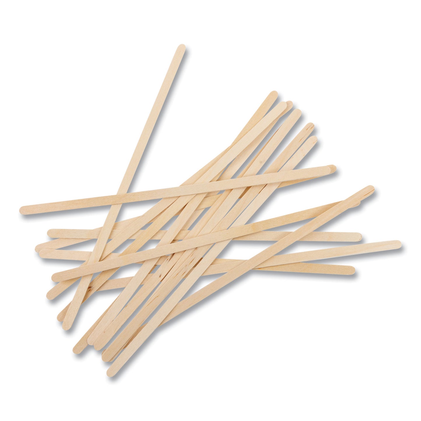 AmerCareRoyal Wood Coffee Stirrers, 7.5" Long, 500/Box, 10 Boxes/Carton (R825CT)