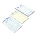 AmerCareRoyal Guest Check Pad, 17 Lines, Two-Part Carbonless, 3.6 x 6.7, 50 Forms/Pad, 50 Pads/Carton (GC70002)