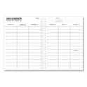 Universal Weekly Planner, 11 x 8, Black Cover, 14-Month: Dec 2024 to Jan 2026 (71000)